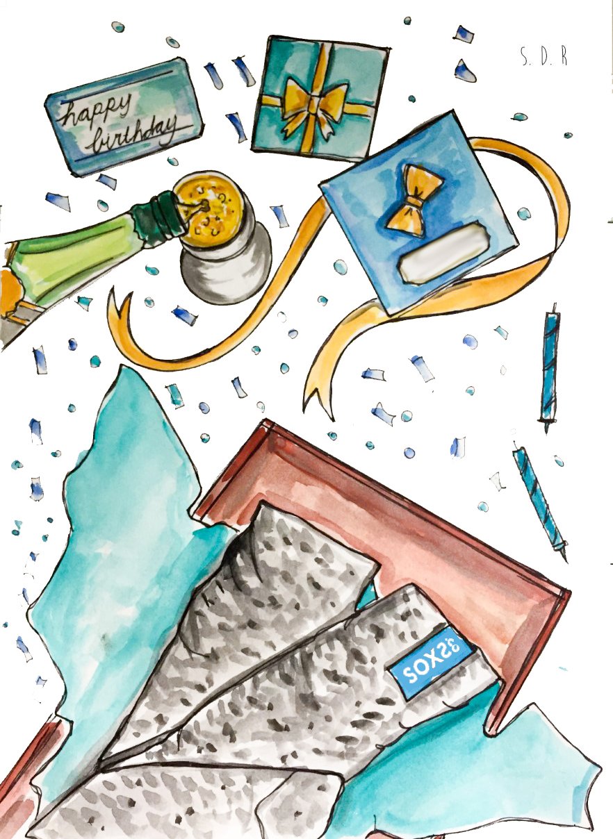 SOXS kaartje, verjaardag