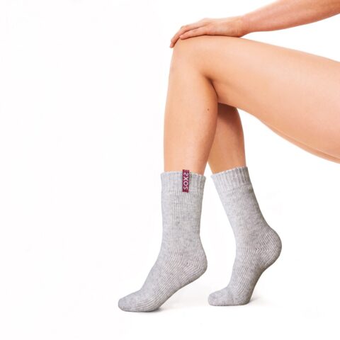 SOXS Power wol dames thermosokken Chili pepper label | Warme thermo dames sokken voor extreme kou | SOXS.co