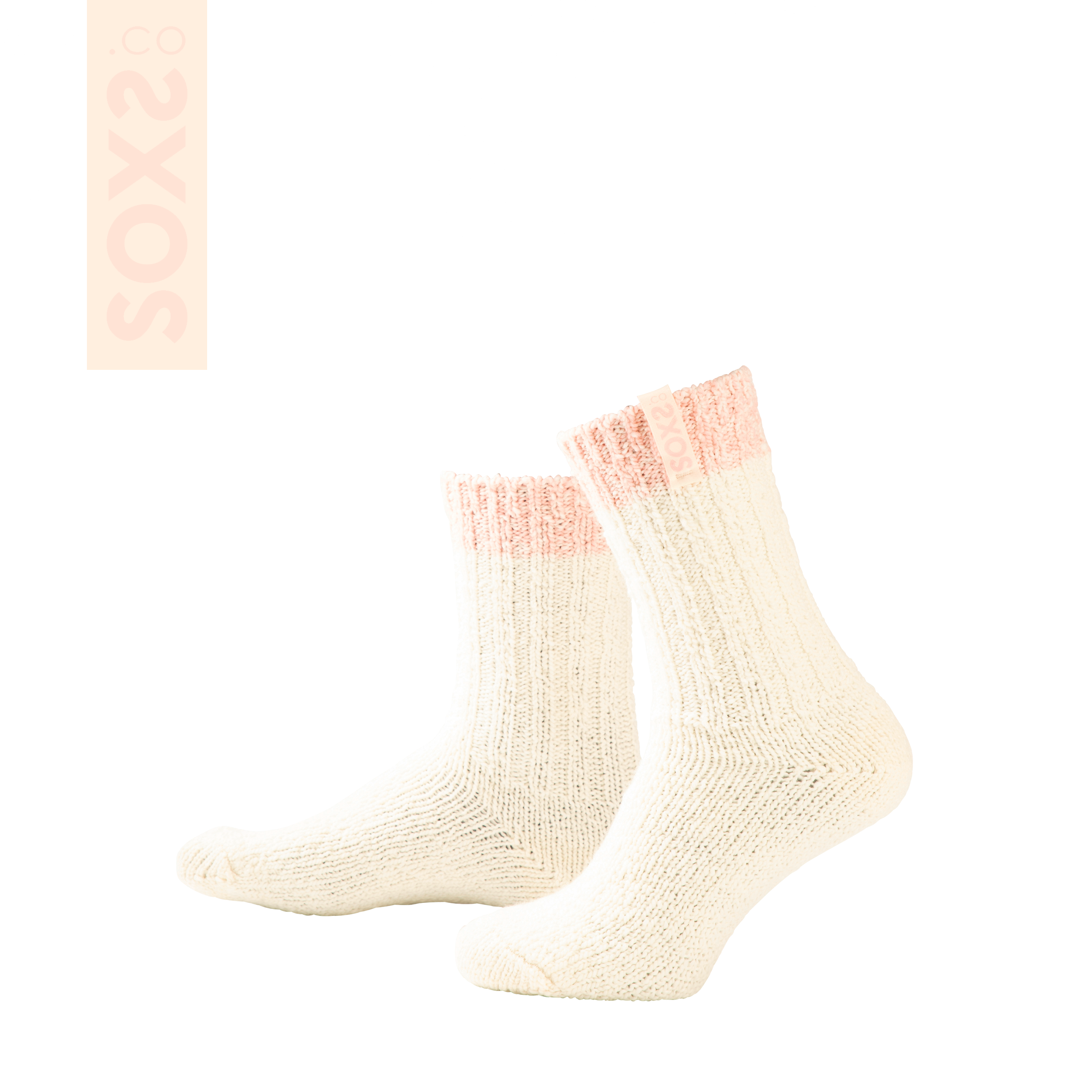 Originals  - Off-Weiss - Rosa Wolle - Label Wolle Pearl Blush - 37-41