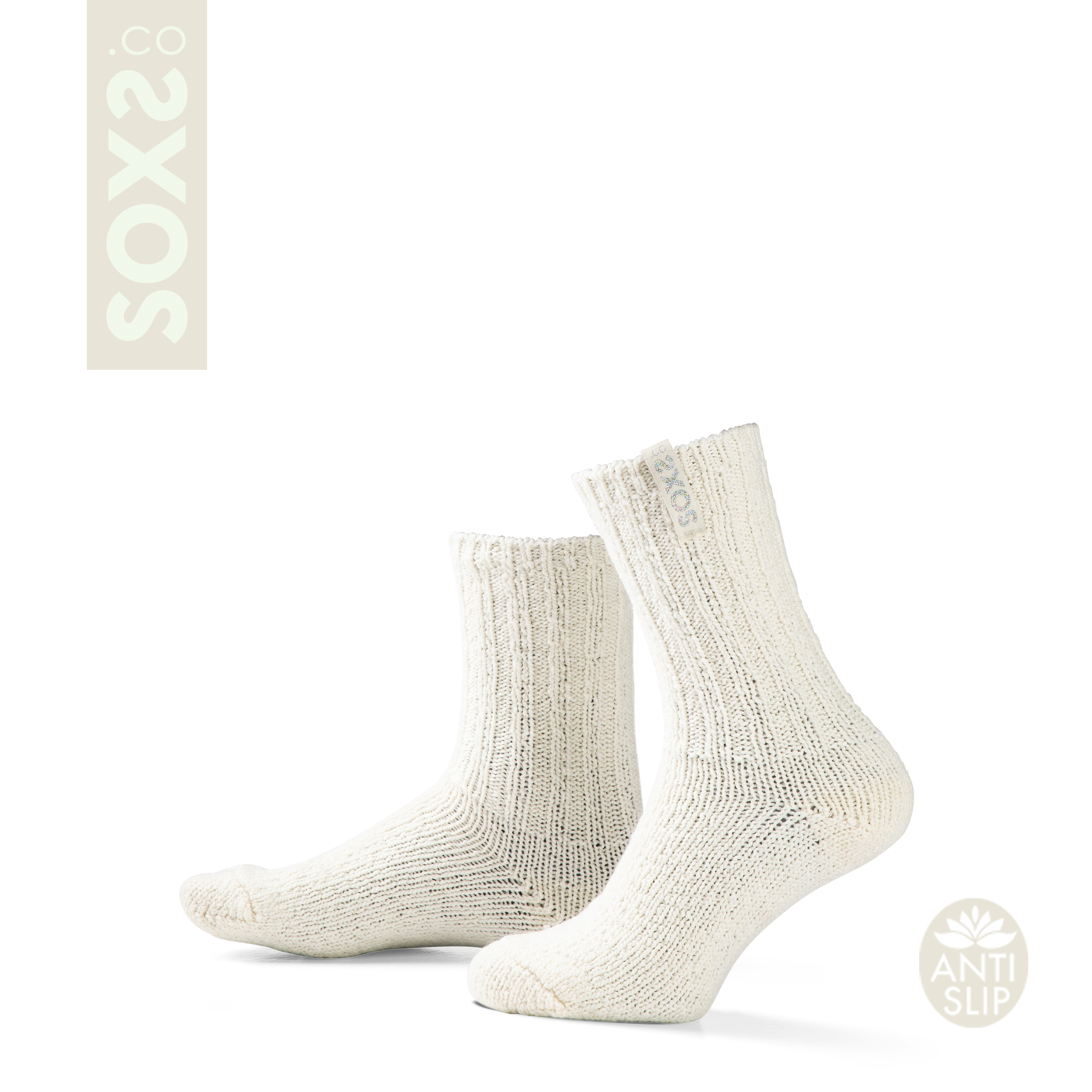 Originals  - Rutschfest - Off-Weiss Wolle - Label Blanc De Blanc - 37-41