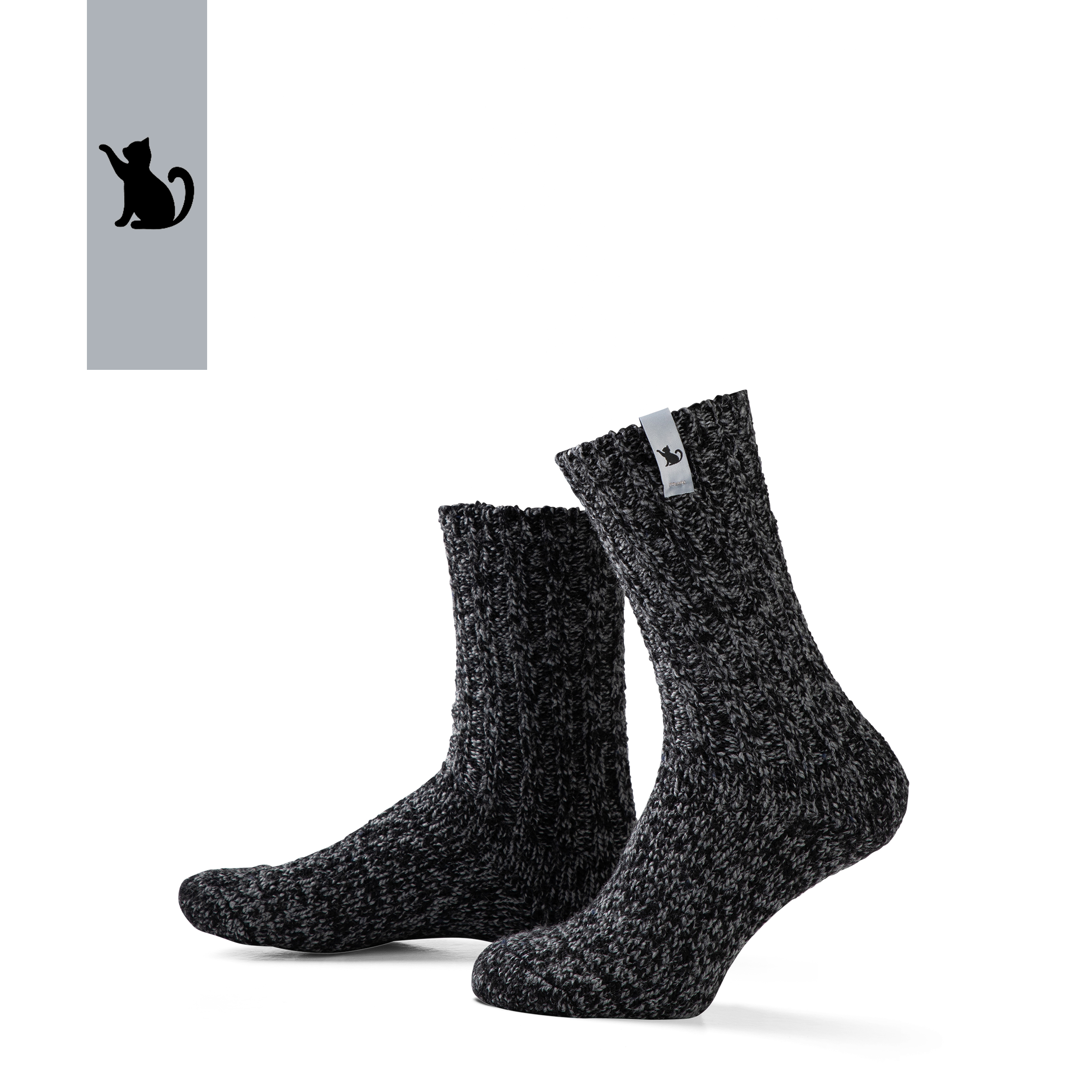 Originals  - Dunkelgraue Wolle - Label Cool Cat