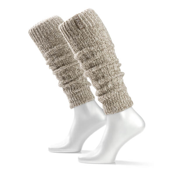 SOXS beige wolle damen beinwärmer warm sand label